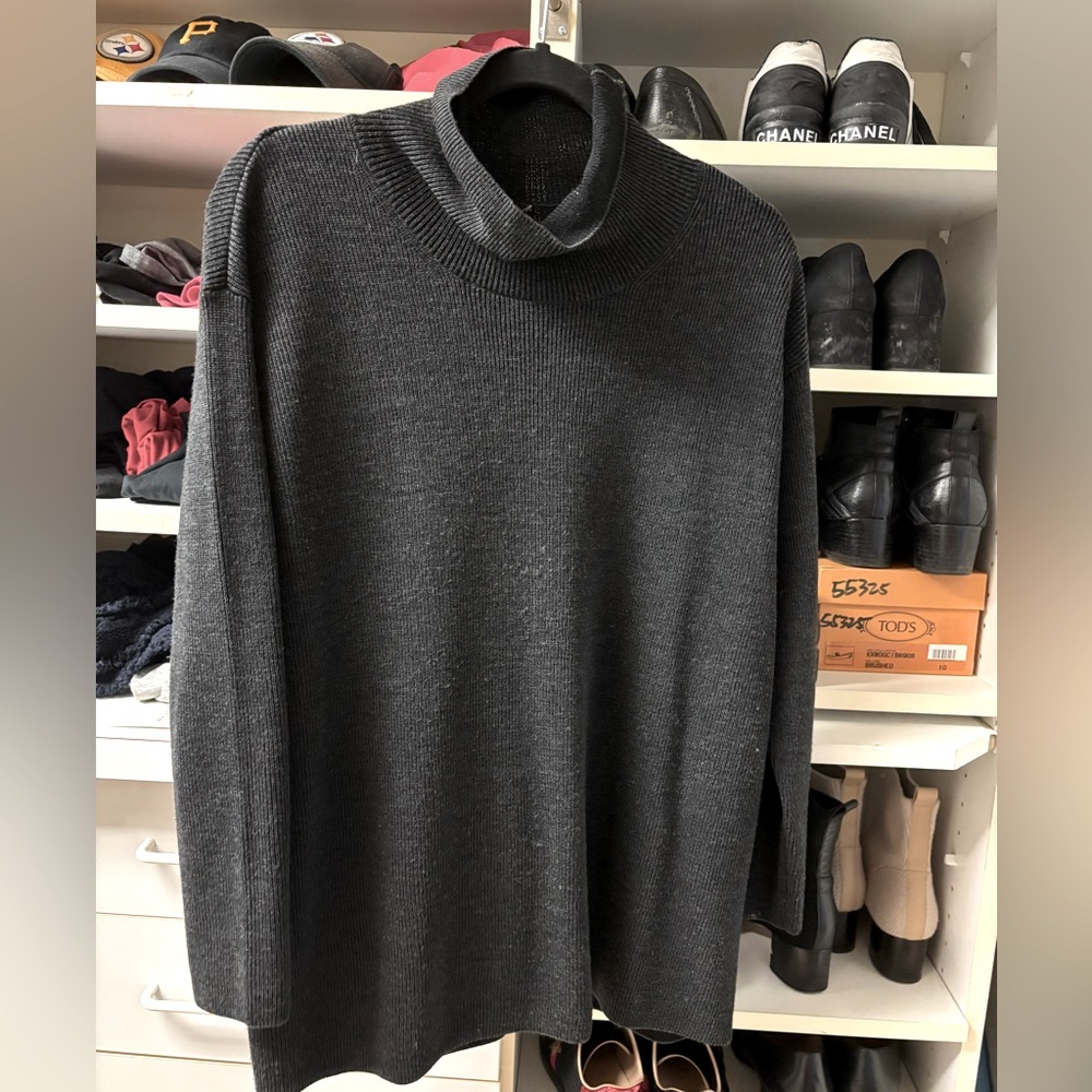 Two Eileen Fisher wool tunics